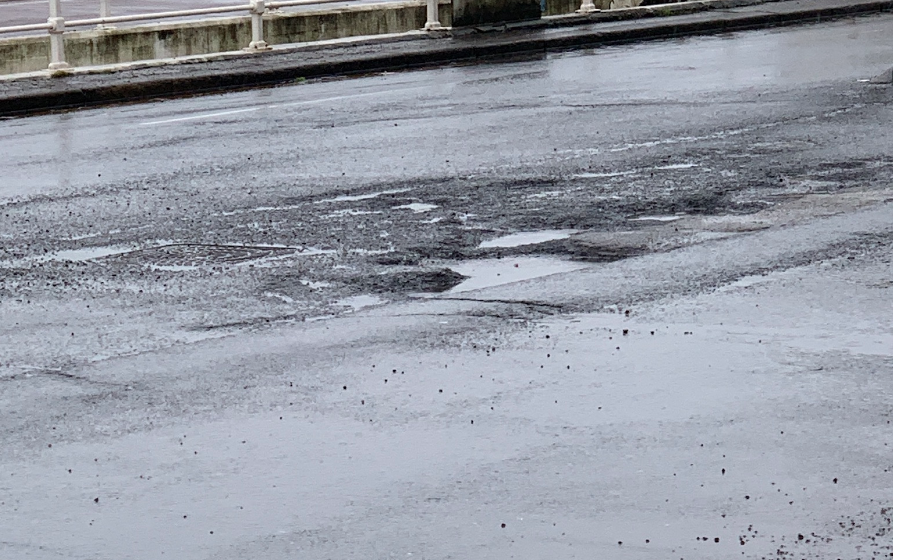Our crumbling roads… it’s time something was done! Send us your pothole pictures… tell us what you think of the state of the town’s roads