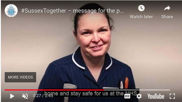 The message is consistent, the message is simple: Please – stay home, protect the NHS, and save lives